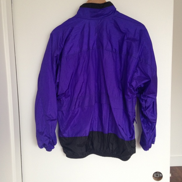 VINTAGE Northern Climate - Purple & Black Windbreaker - Picture 7 of 8
